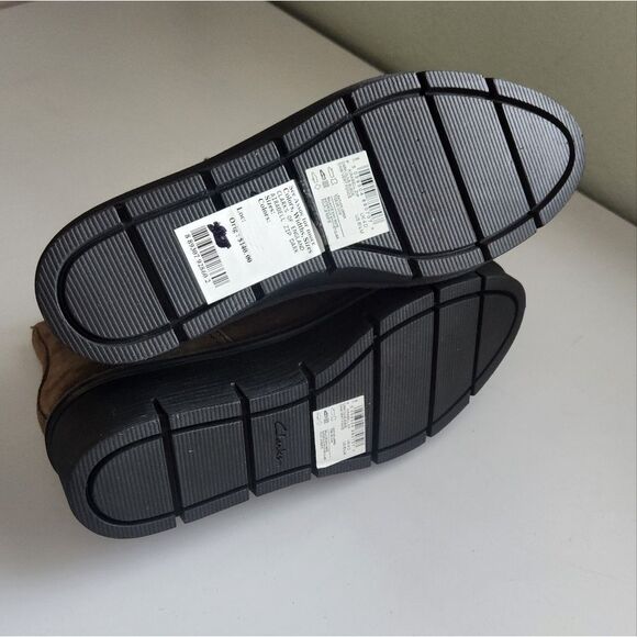 🌸Clarks Women's Airabell Zip Ankle Boot Women's 6.5M Dark Olive - Picture 7 of 7